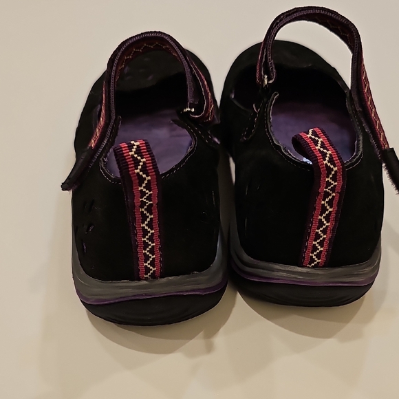 Jambu Black and Purple Mary Jane Flats Size 8M Women's - Picture 4 of 9